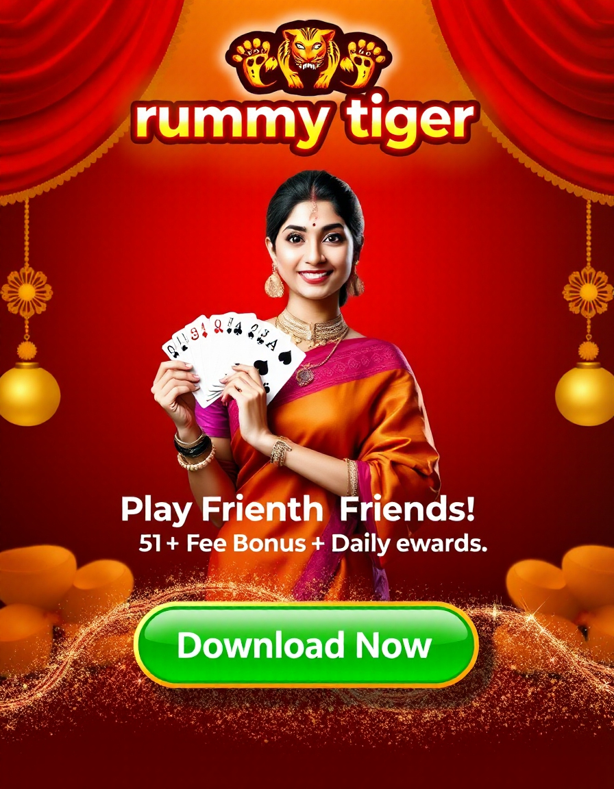 Rummy Tiger Banner