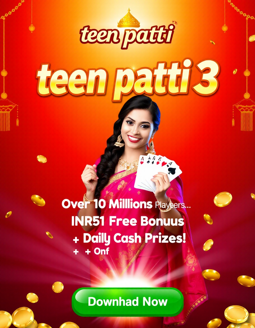 Teen Patti 3 Banner
