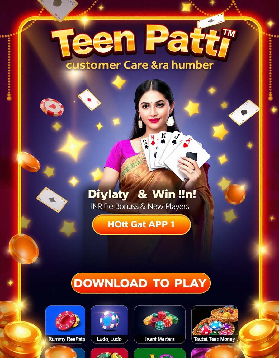 Teen Patti Customer Care Number Banner